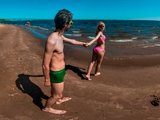 Волжские Дали, пляж
